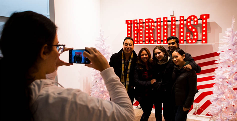Thrillist Holiday Hideaway x Artists &amp; Fleas